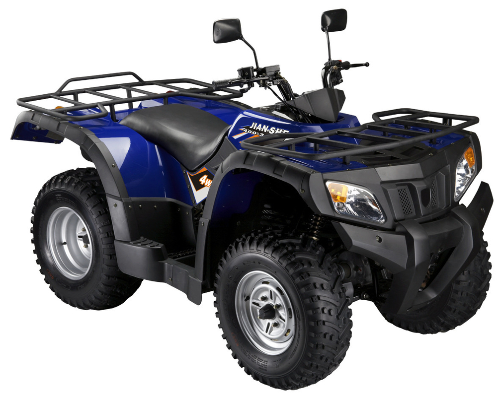 400cc 4x4 Atv All Terrain Vehicle Digital Odometer Electric Start Winch