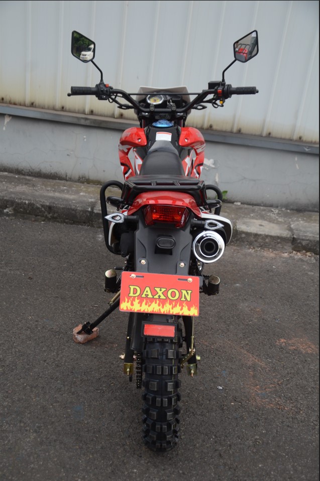 Painted 2.5l Sport Enduro Motorcycle , Spoke Wheel Dual Sport 200cc